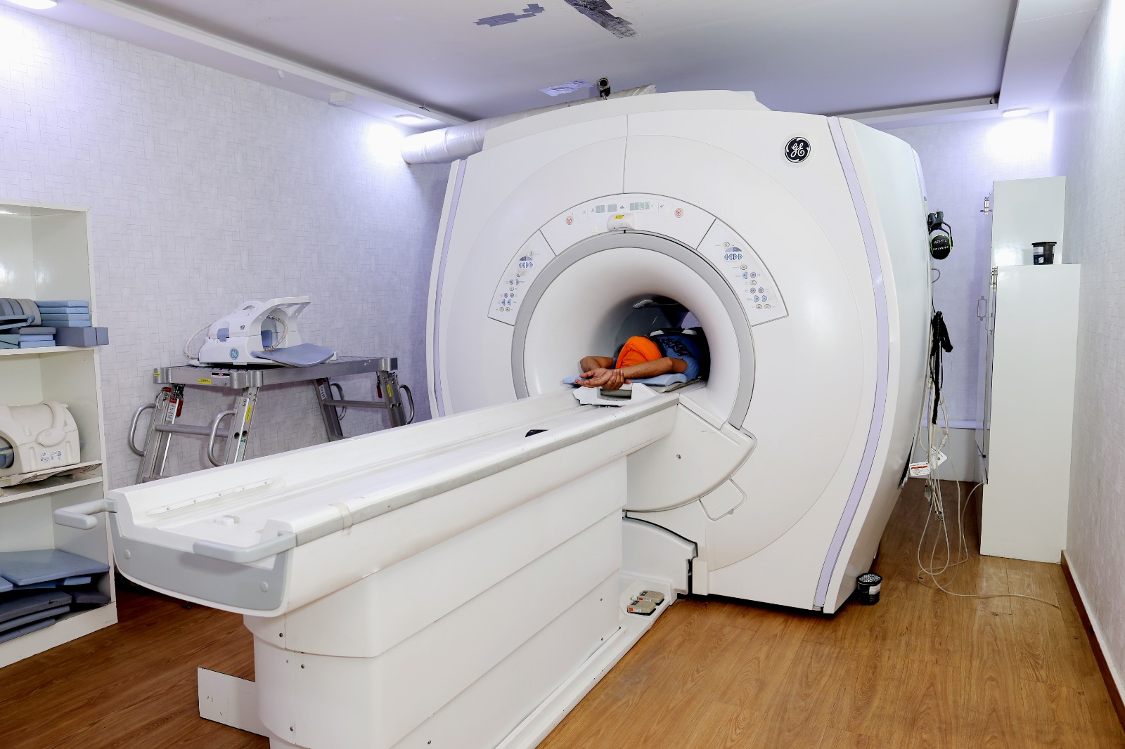 Ultrasound examination room at Mehta Imaging Centre