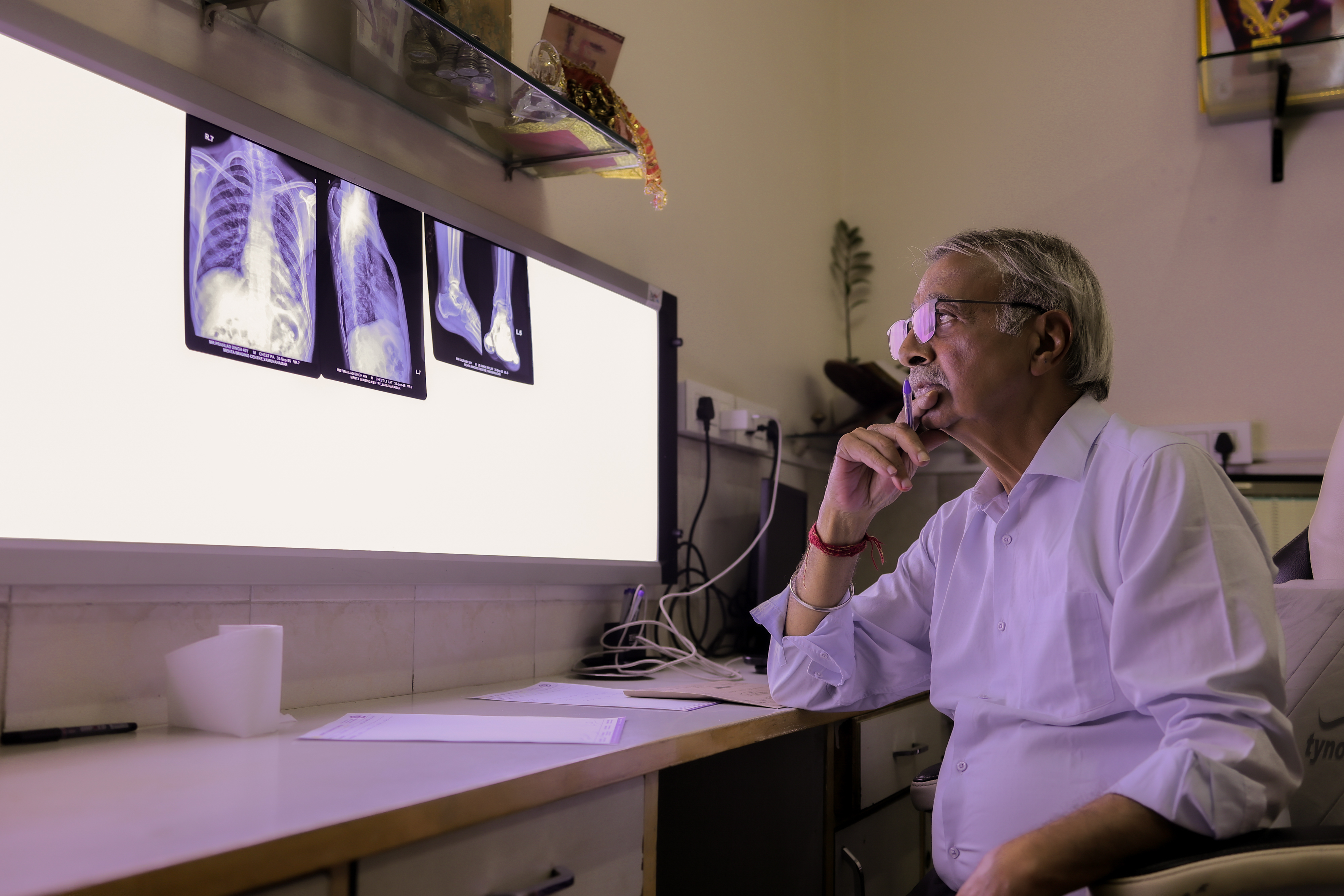 Healthcare staff member at Mehta Imaging Centre, Haryana